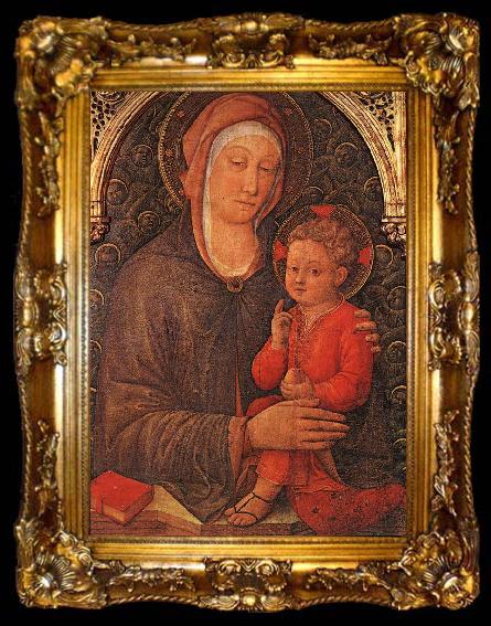 framed  BELLINI, Jacopo Madonna and Child Blessing, ta009-2